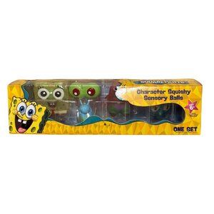 NIB Spongebob Squarepants Squishy Sensory Balls Spongebob Patrick Squidward & Ga